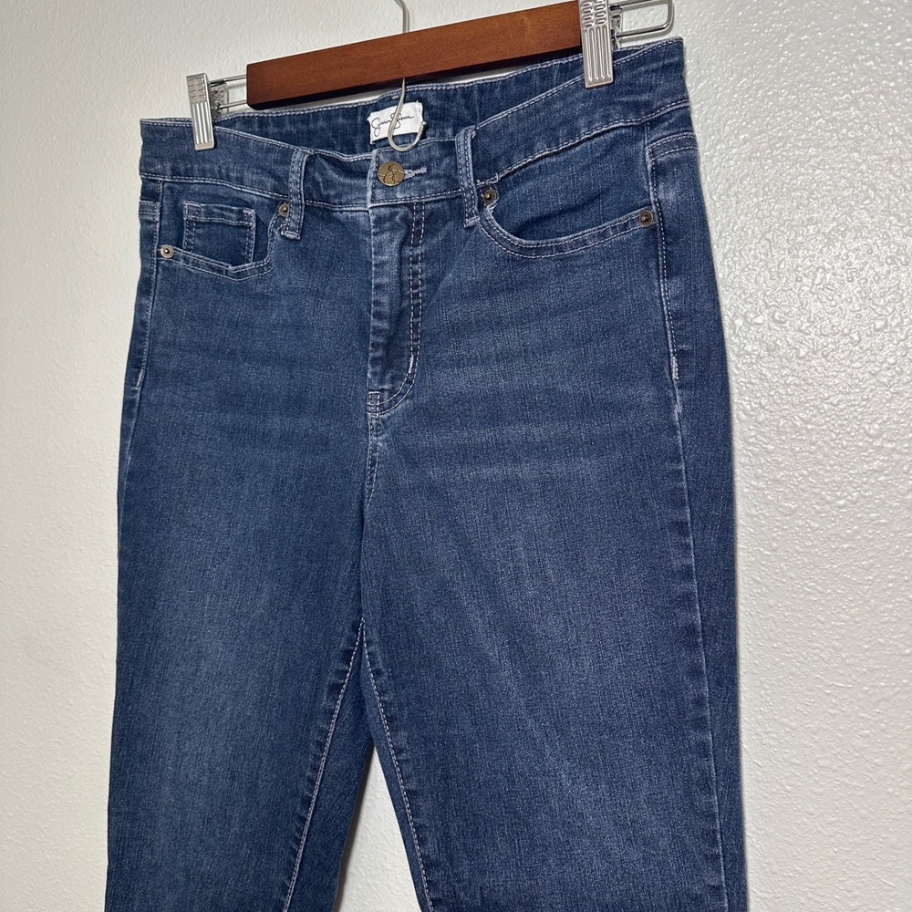 Jessica Simpson Womens Size 8 Skinny Jeans Dark Wash High Rise Stretch Denim